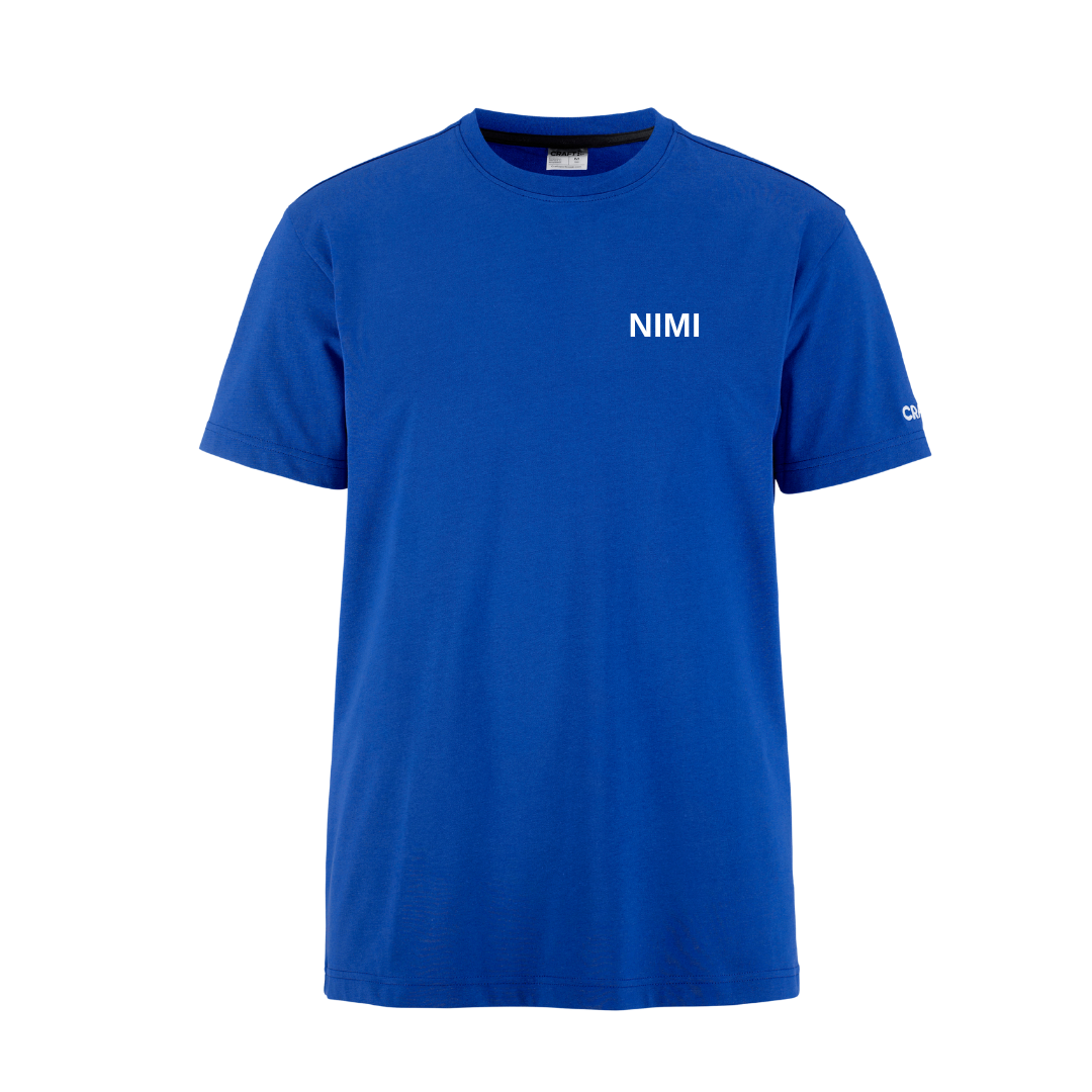 Miesten Community 2.0 Tee - Varkauden Uimarit + nimipainatus