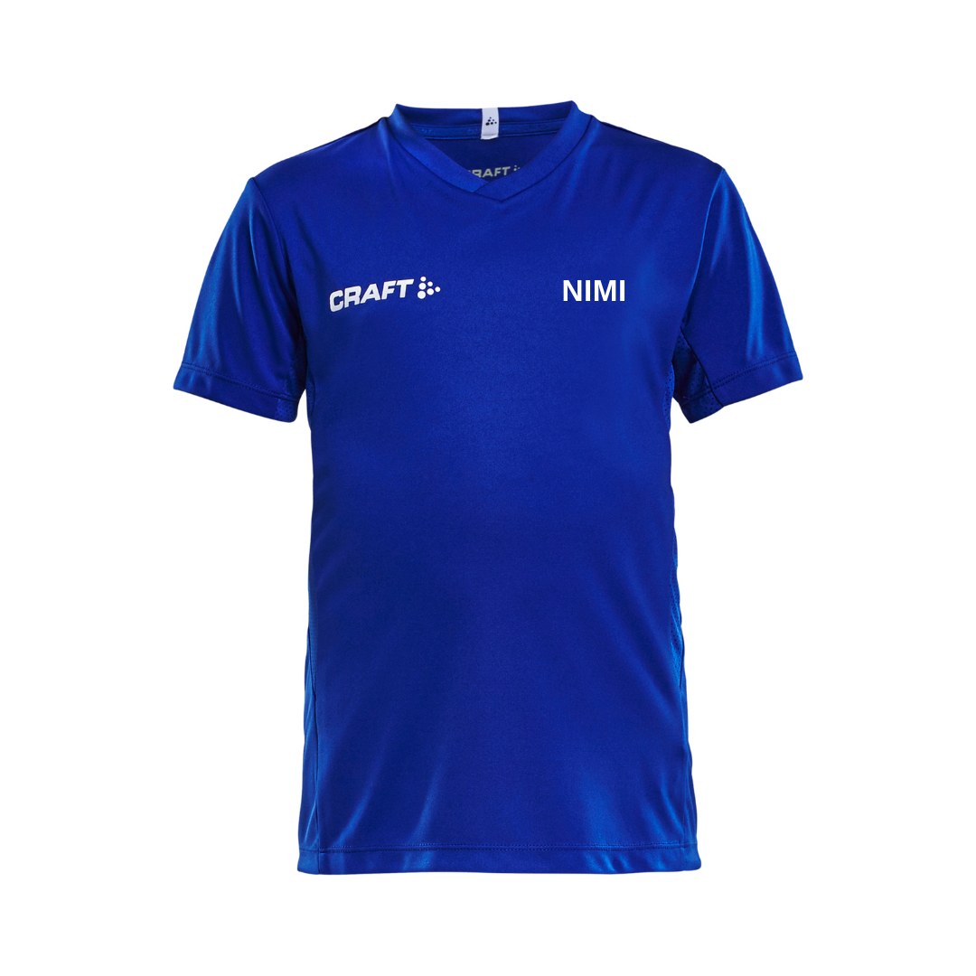 Nuorten Squad Go Jersey T-paita - Varkauden Uimarit + nimipainatus