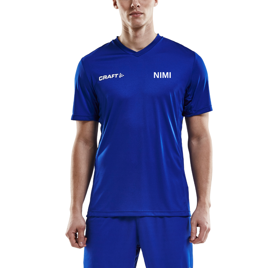 Miesten Squad Go Jersey T-paita - Varkauden Uimarit + nimipainatus