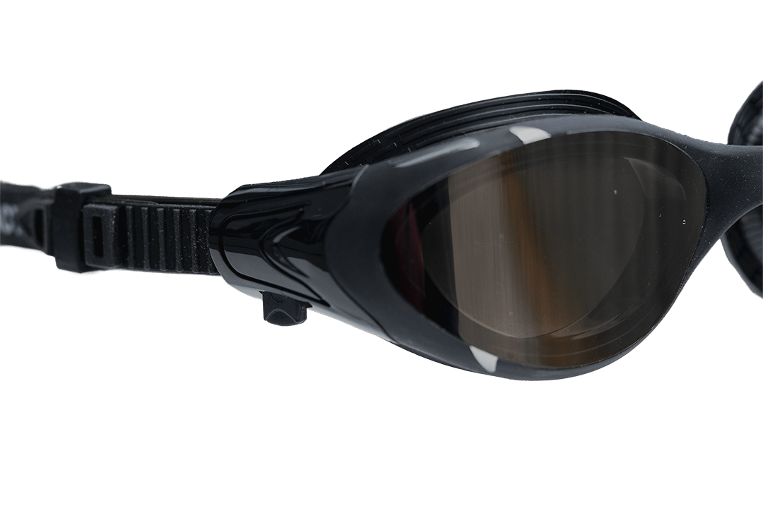 AquaCore Mirror uimalasit, musta - hopeaAquaction