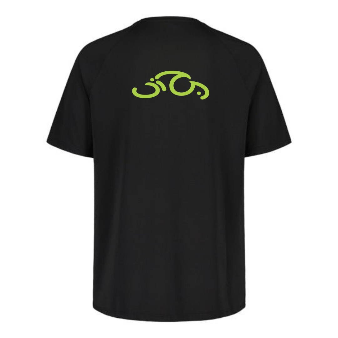 Miesten tekninen T - paita, musta - Uinti TampereUinti Tampere