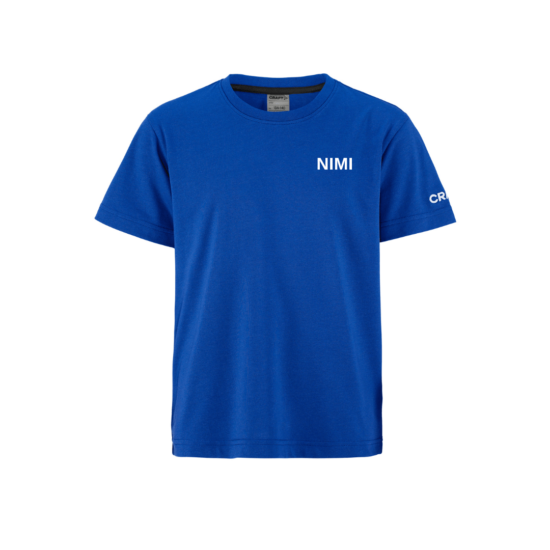 Nuorten Community 2.0 Tee - Varkauden Uimarit + nimipainatusVarkauden Uimarit