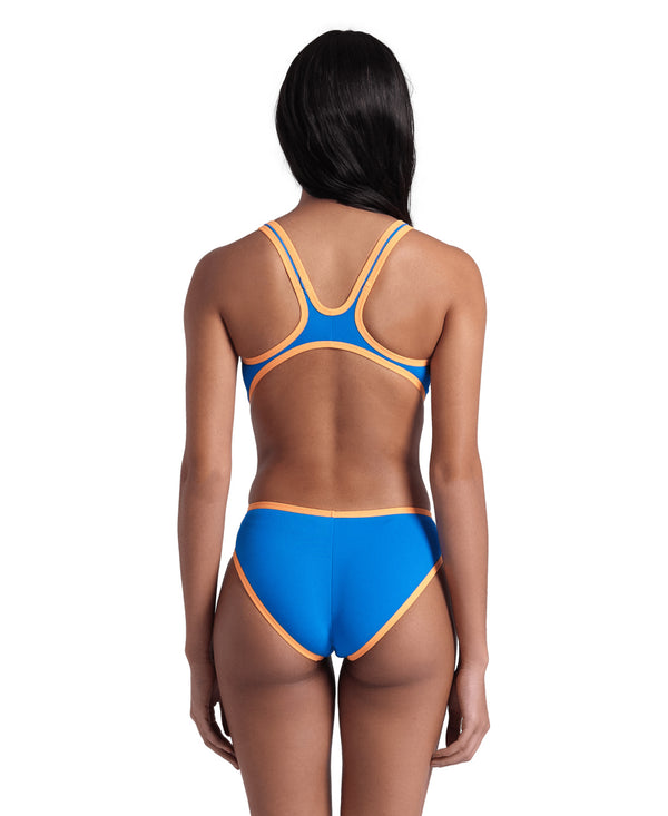 One Biglogo women's swimsuit, blue-orange