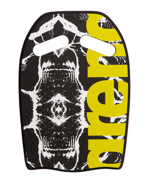 Printed Kickboard uimalauta, musta-keltainen