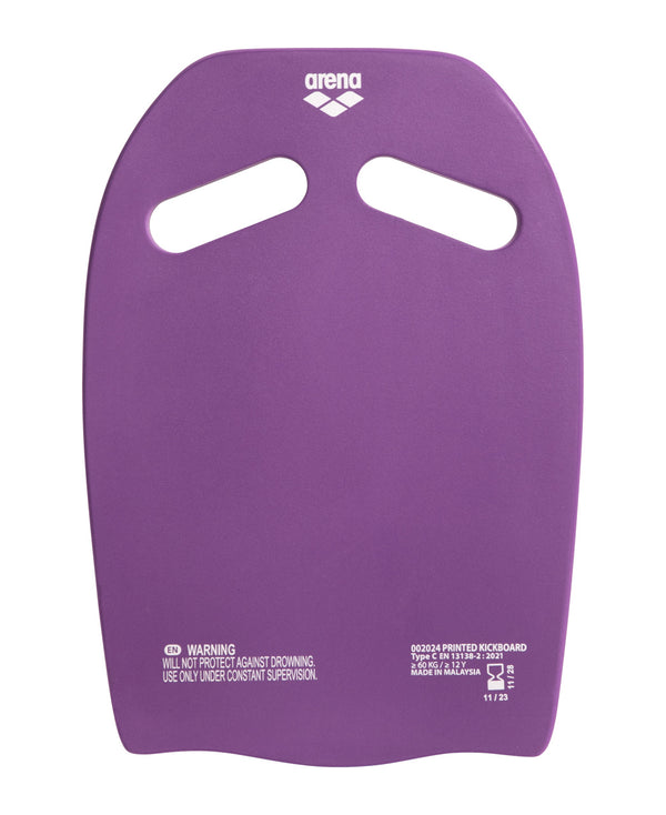 Printed Kickboard uimalauta, musta-keltainen