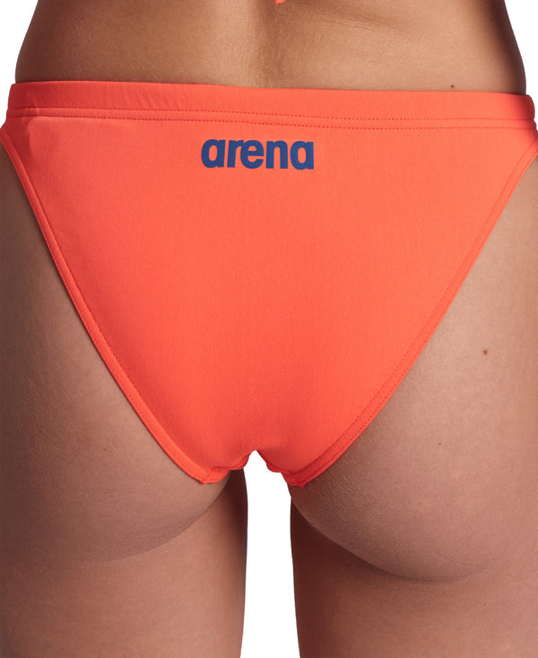 Team Swim Bottom Solid naisten bikinialaosa, koralli