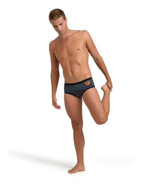 One 12Cm Swim Briefs Big Logo miesten uimahousut, asphalt