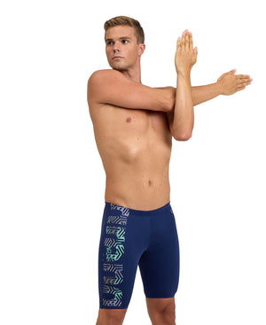 Kikko Pro Swim Jammer Graphic miesten uimahousut, tummansininen