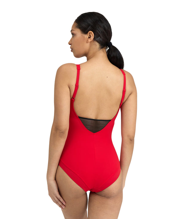 Bodylift Manuela U Back women's swimsuit, red