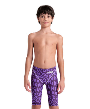 St Next Le Jammer Jr  poikien kilpapuku, Leopard Skin Violet