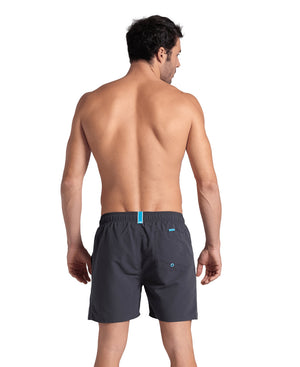 Fundamentals Boxer men's swimming trunks, grey-blue