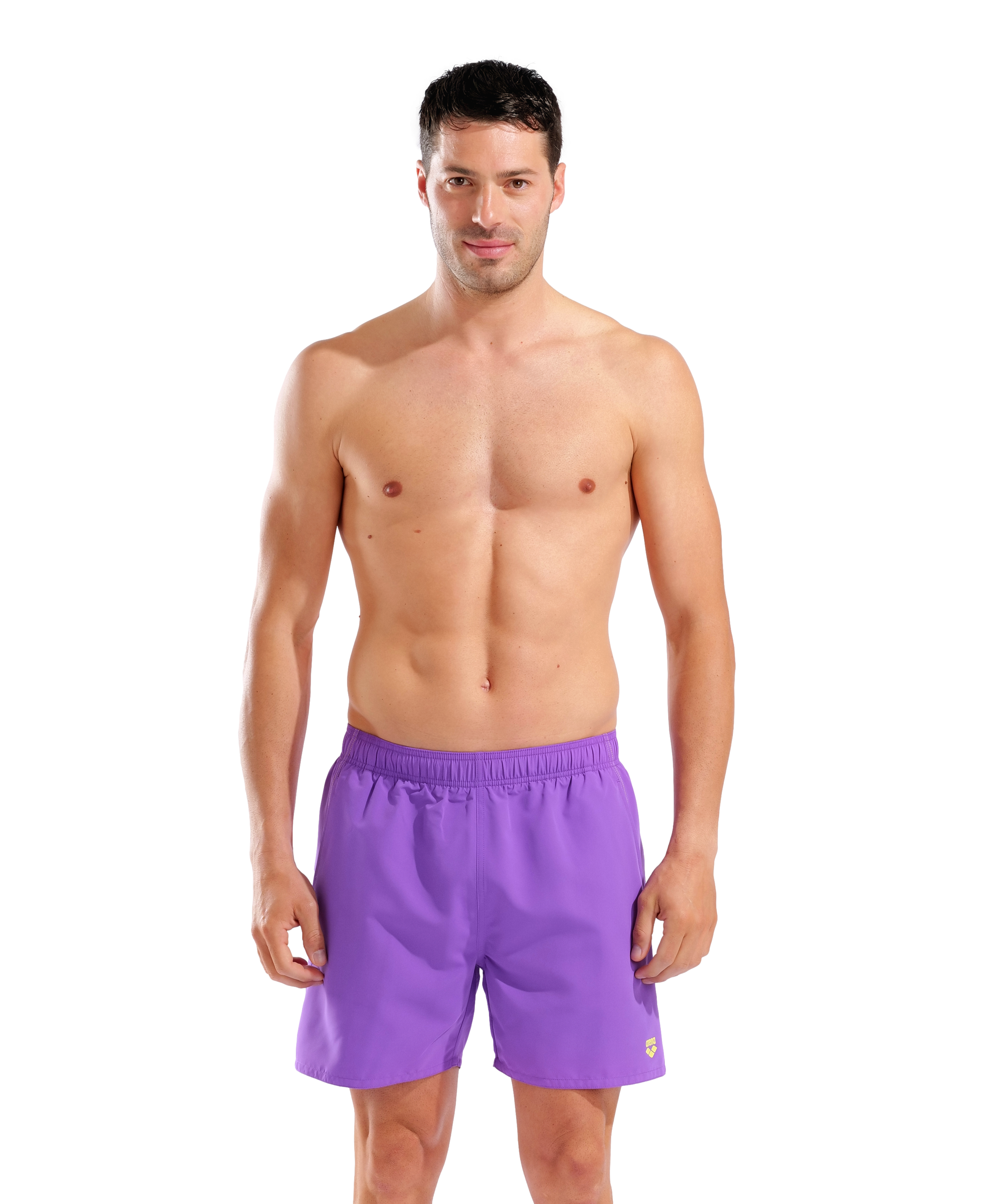Fundamentals Boxer R  miesten uimashortsit, violetti-keltainen