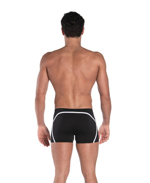 ProFile Swim Short men's swimming trunks, black-white