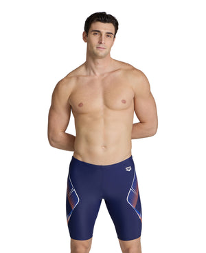 My Crystal Swim Jammer men's swim trunks, dark blue