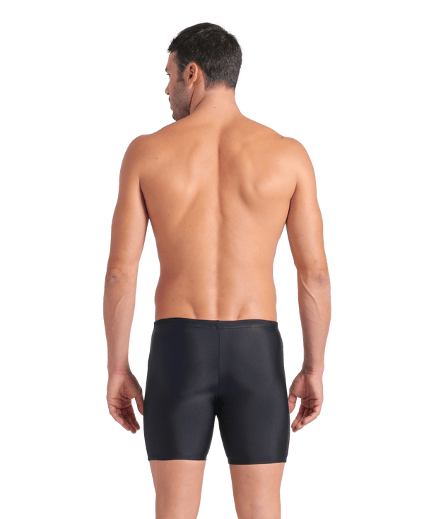 Kikko V Swim Mid Jammer Graphic men's swimming trunks, black-turquoise