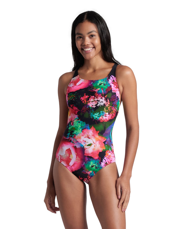 Roseland Swimsuit Swim Pro Back naisten uimapuku, värikäs