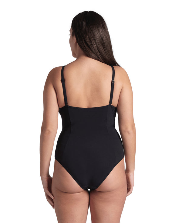 Lucy Lighcross Plus-size naisten uimapuku, musta