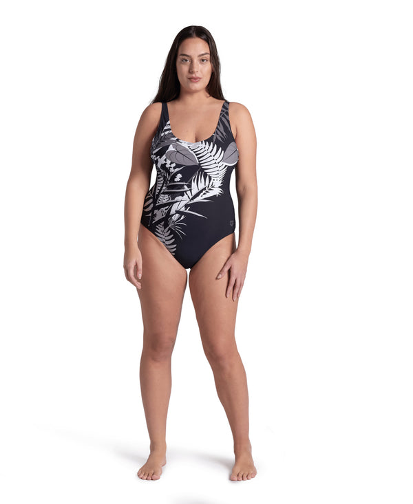 Lucy Lighcross Plus-size naisten uimapuku, musta