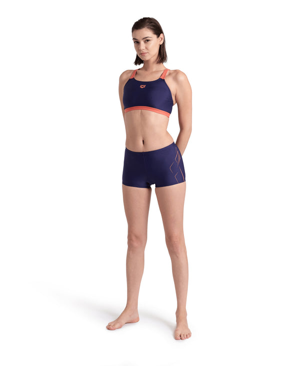 Dive Bikini Energy Back women's bikini, navy blue