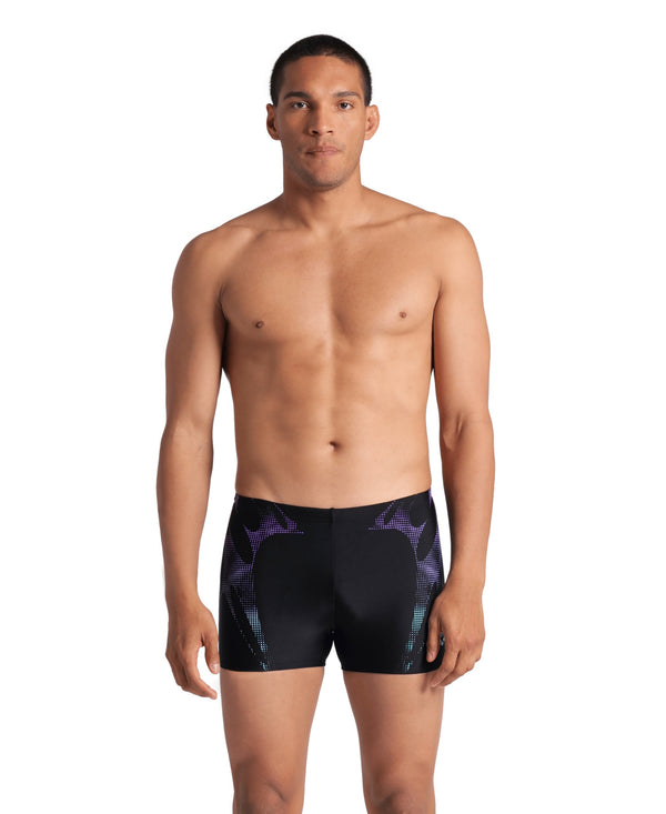 Spider Web Swim Short men's swimming trunks, black