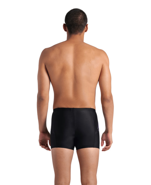 Spider Web Swim Short men's swimming trunks, black