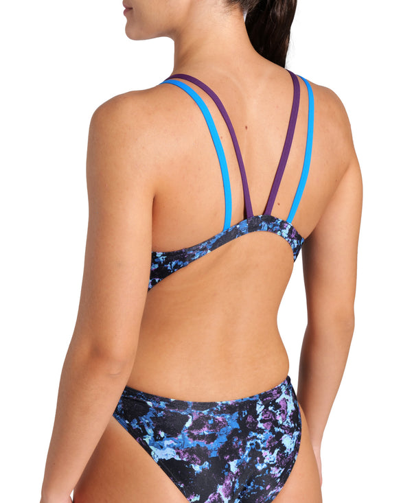 Rockin Swim Tech Multi naisten uimapuku, sini-violetti