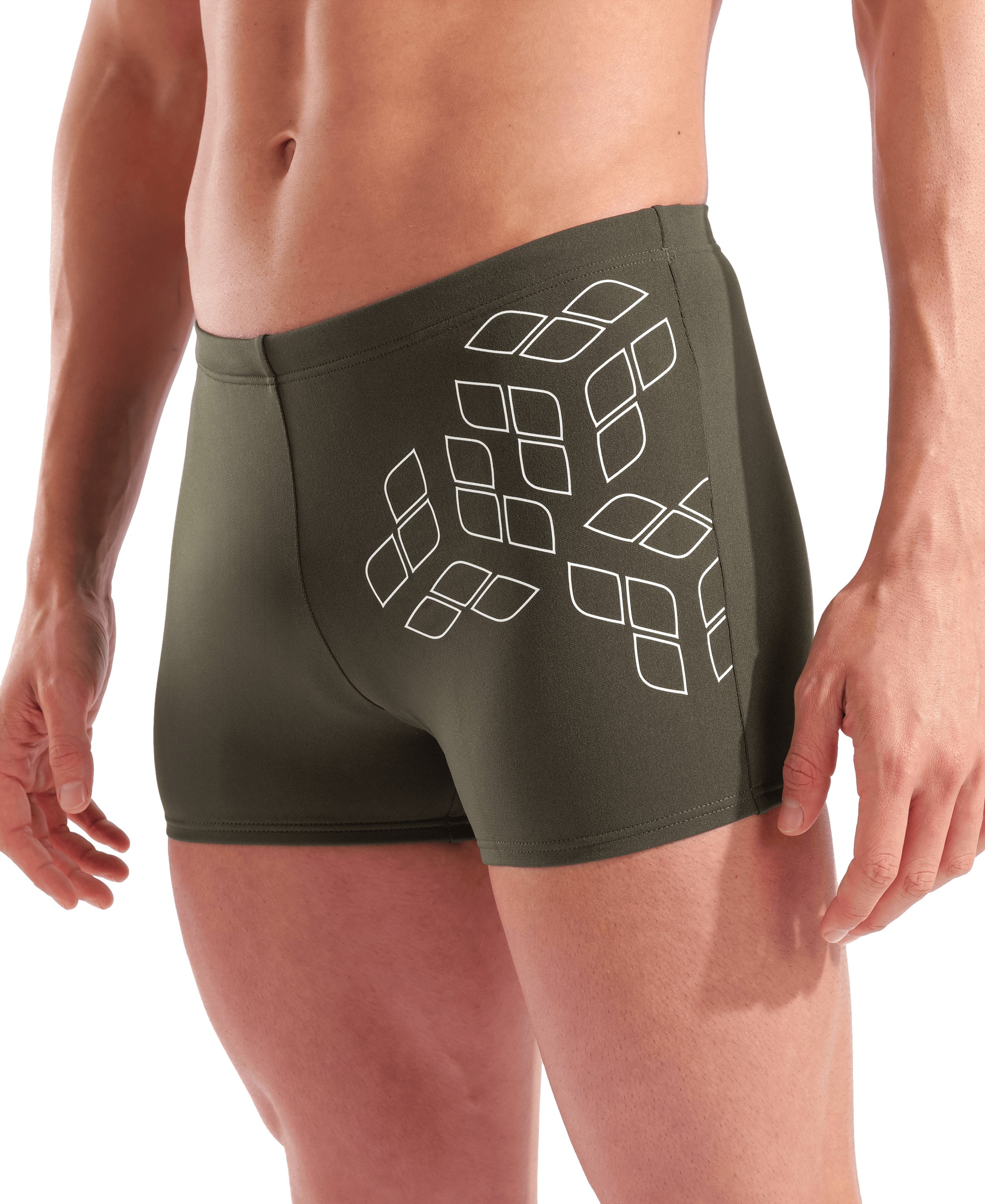 Kikko Graphic Swim Short men's swimming trunks, green