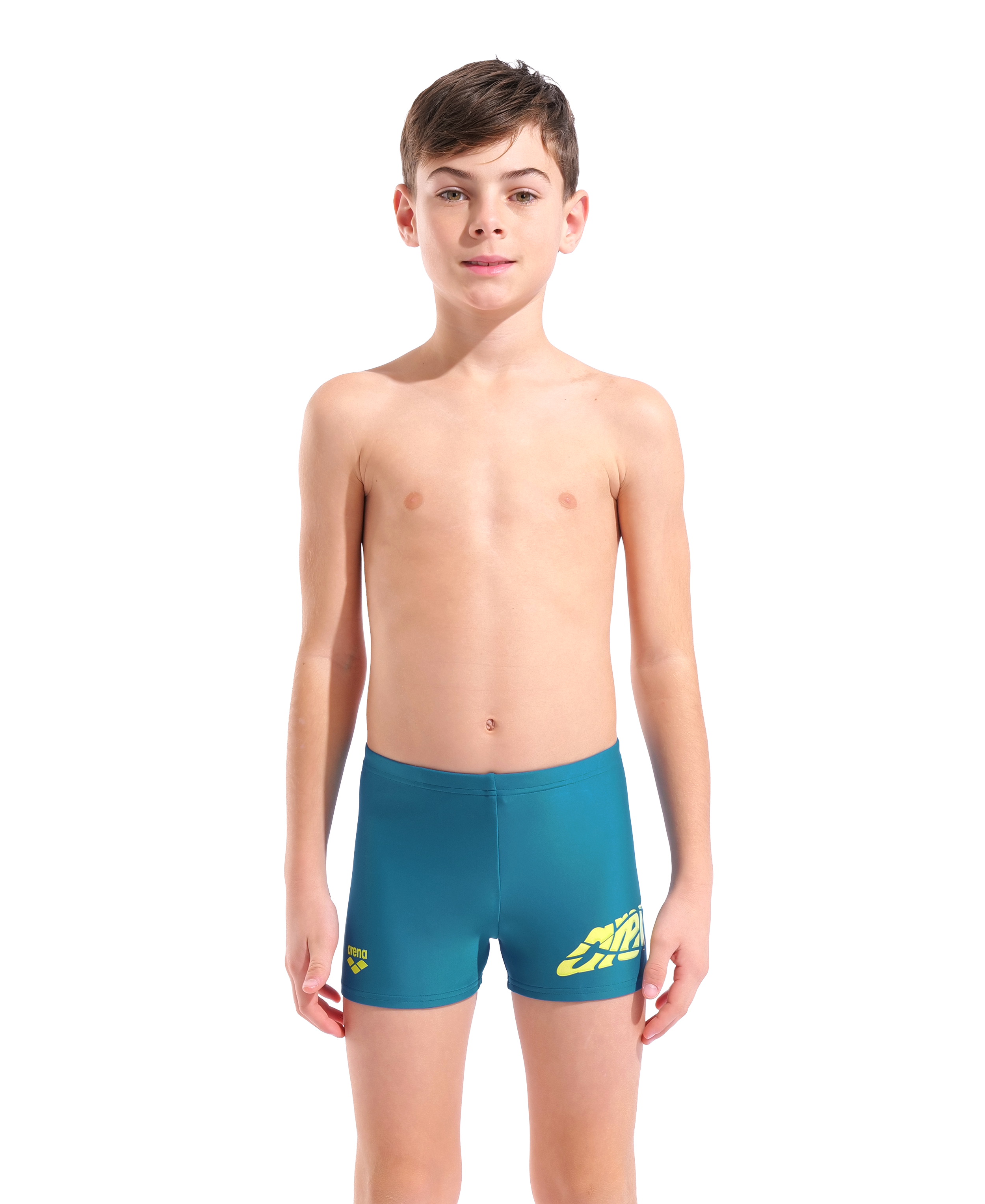 Lettering Swim Short poikien uimahousut, sininen
