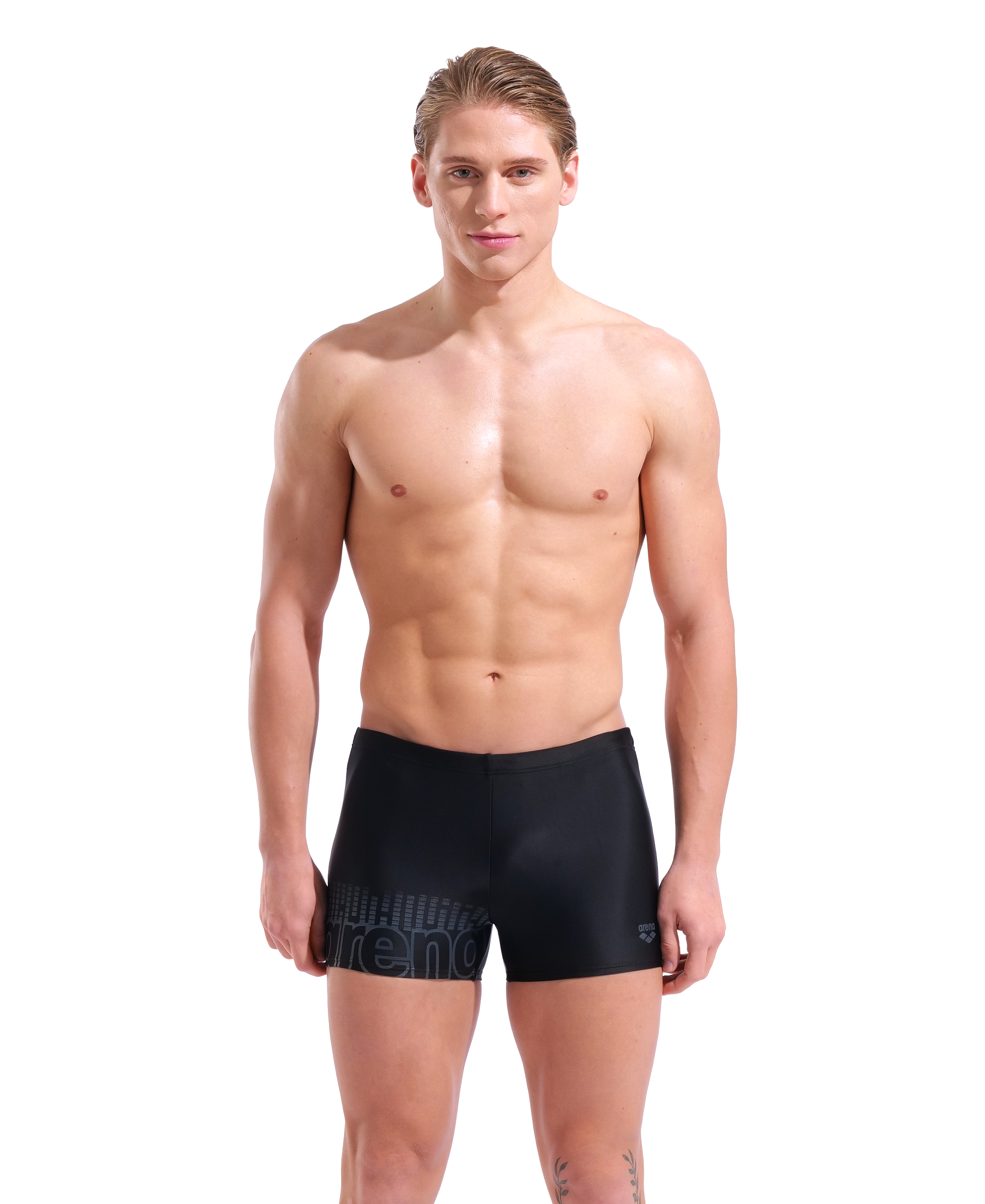 Playful Swim Short miesten uimashortsit, musta