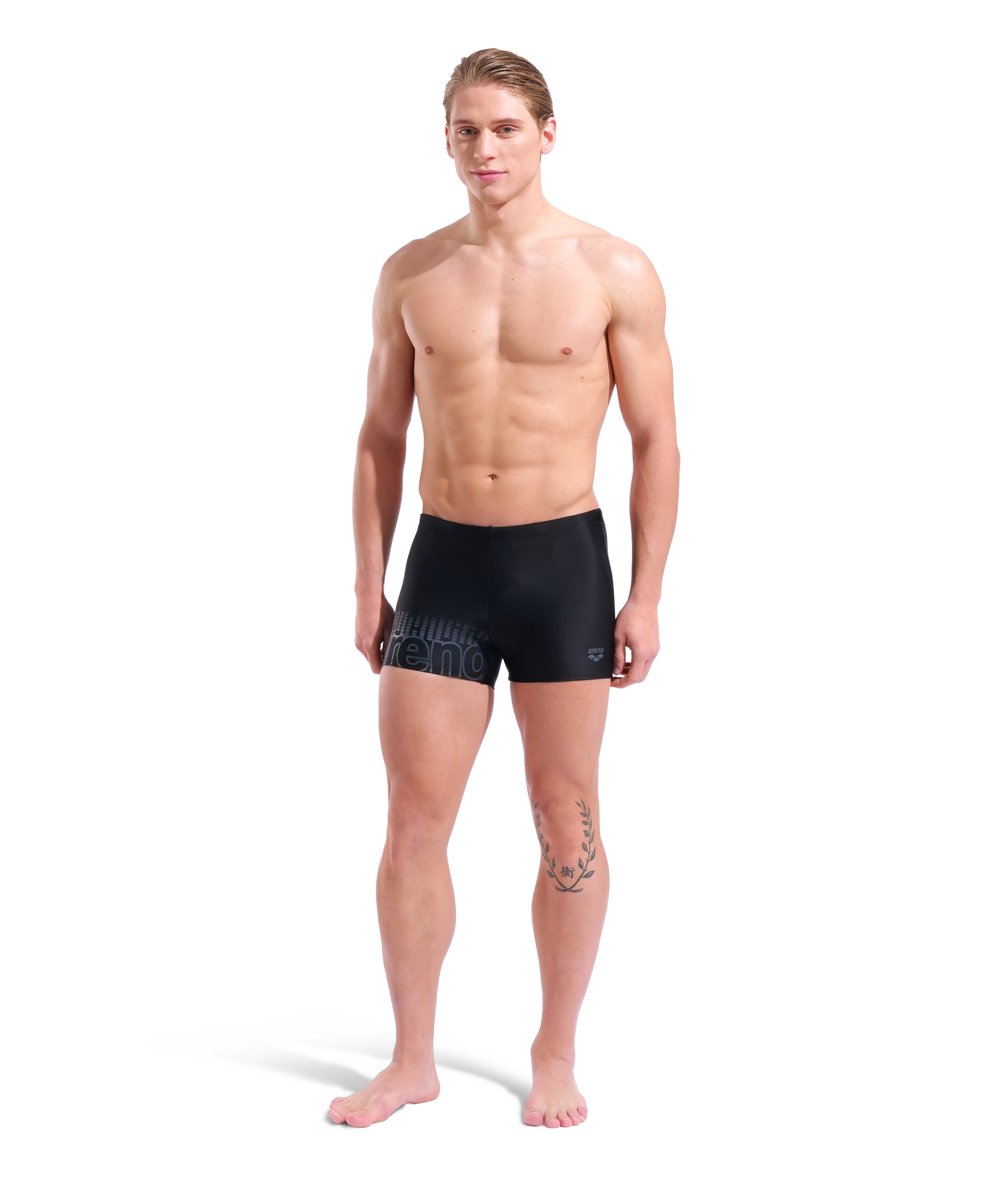 Playful Swim Short miesten uimashortsit, musta