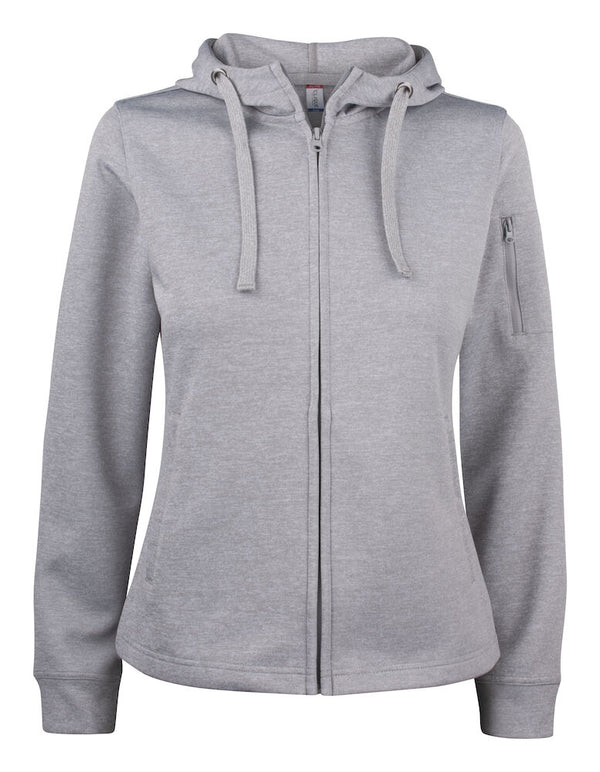 Basic Active Huppari  FZ Ladies Grey Mel