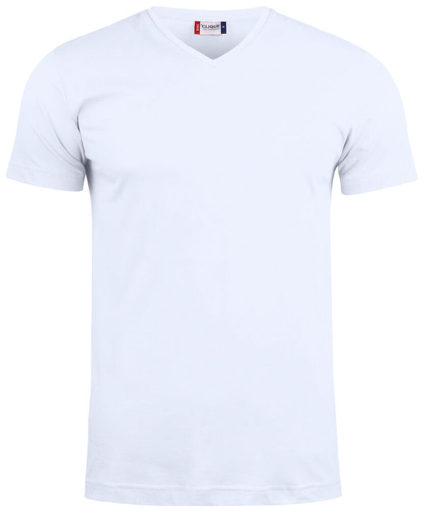 Basic-T V-neck White