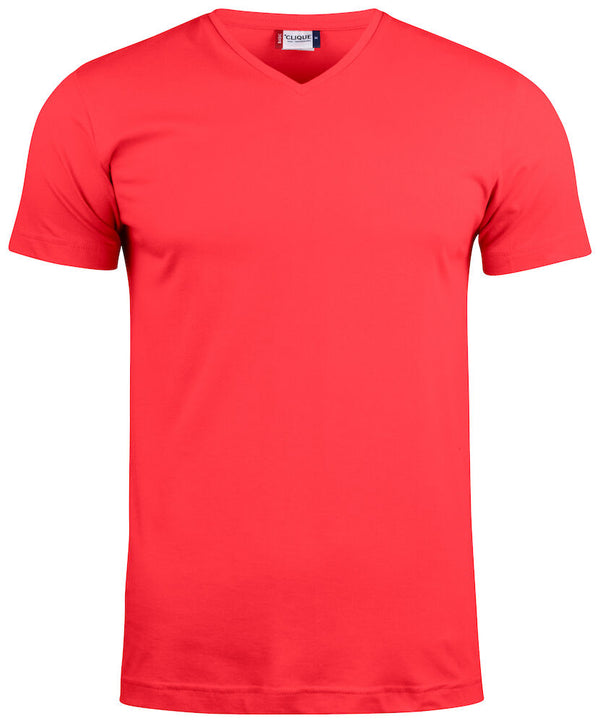 Basic-T V-neck Red