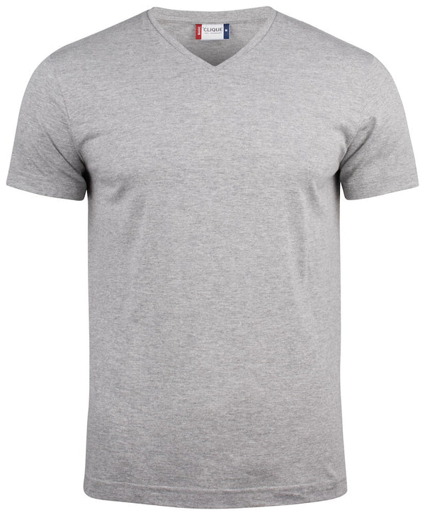 Basic-T V-neck Grey Mel