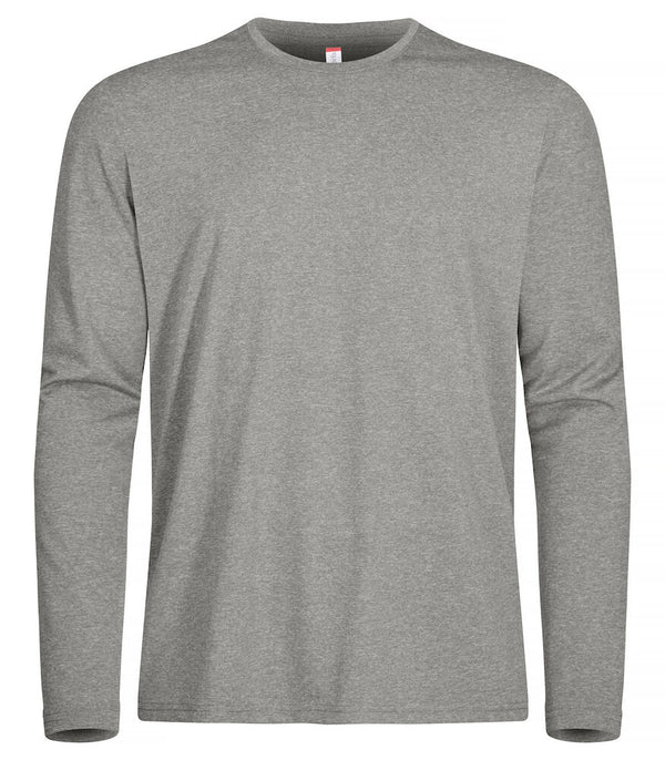 Basic Active-T LS Grey melange