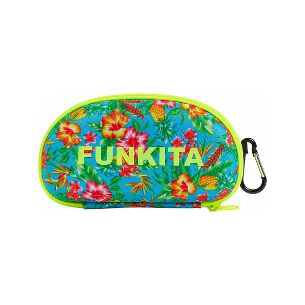 Blue Hawaii swimming goggles case