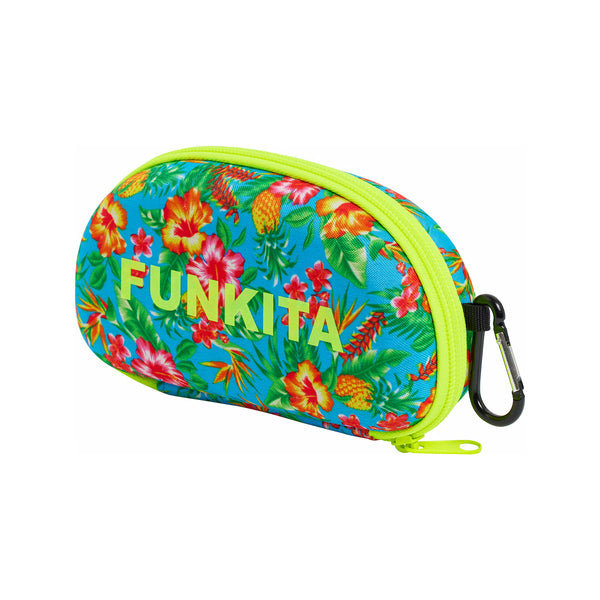 Blue Hawaii swimming goggles case