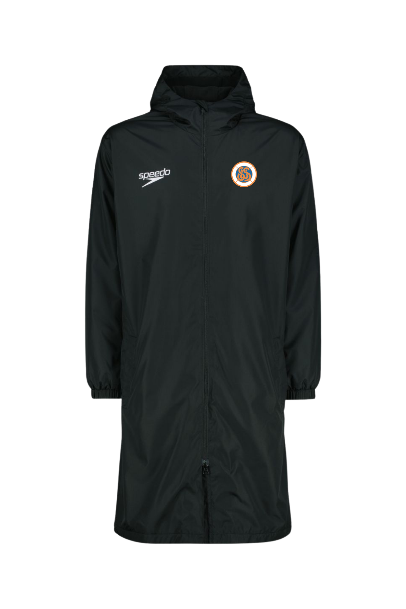 Unisex Parka Jacket, musta - Savonlinnan uimaseura