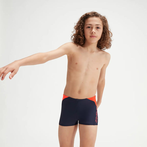 Hyper Boom Logo Splice Aquashort boys swimwear