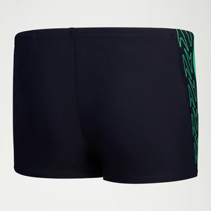 Hyper Boom Logo Splice Aquashort boys' swimming trunks, dark blue-green