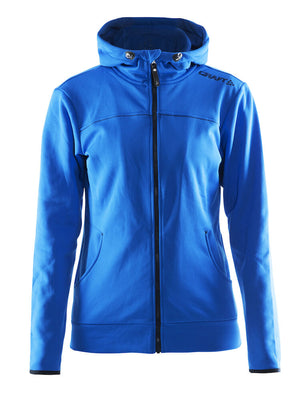 Craft Leisure Full Zip Zip Hoodie Women's Sweden Blue