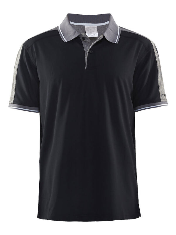 Craft Polo shirt black / beige