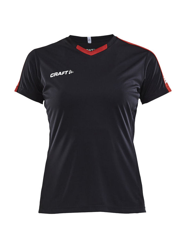 Craft Progress Technical t-shirt with contrasting colors wmn black/bright