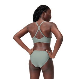 Solid Racerback Top naisten bikini yläosa, vihreä