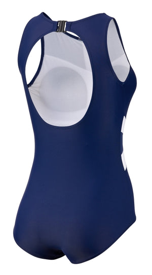 Clickback women's swimsuit, dark blue