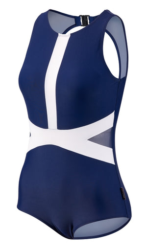 Clickback women's swimsuit, dark blue