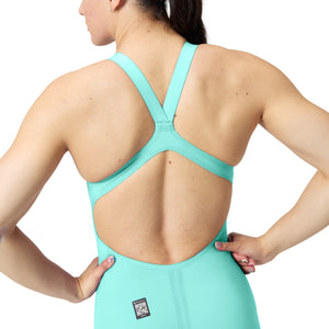 Fastskin LZR Pure Valor 2.0 Openback Kneeskin naisten kilpapuku, turkoosi