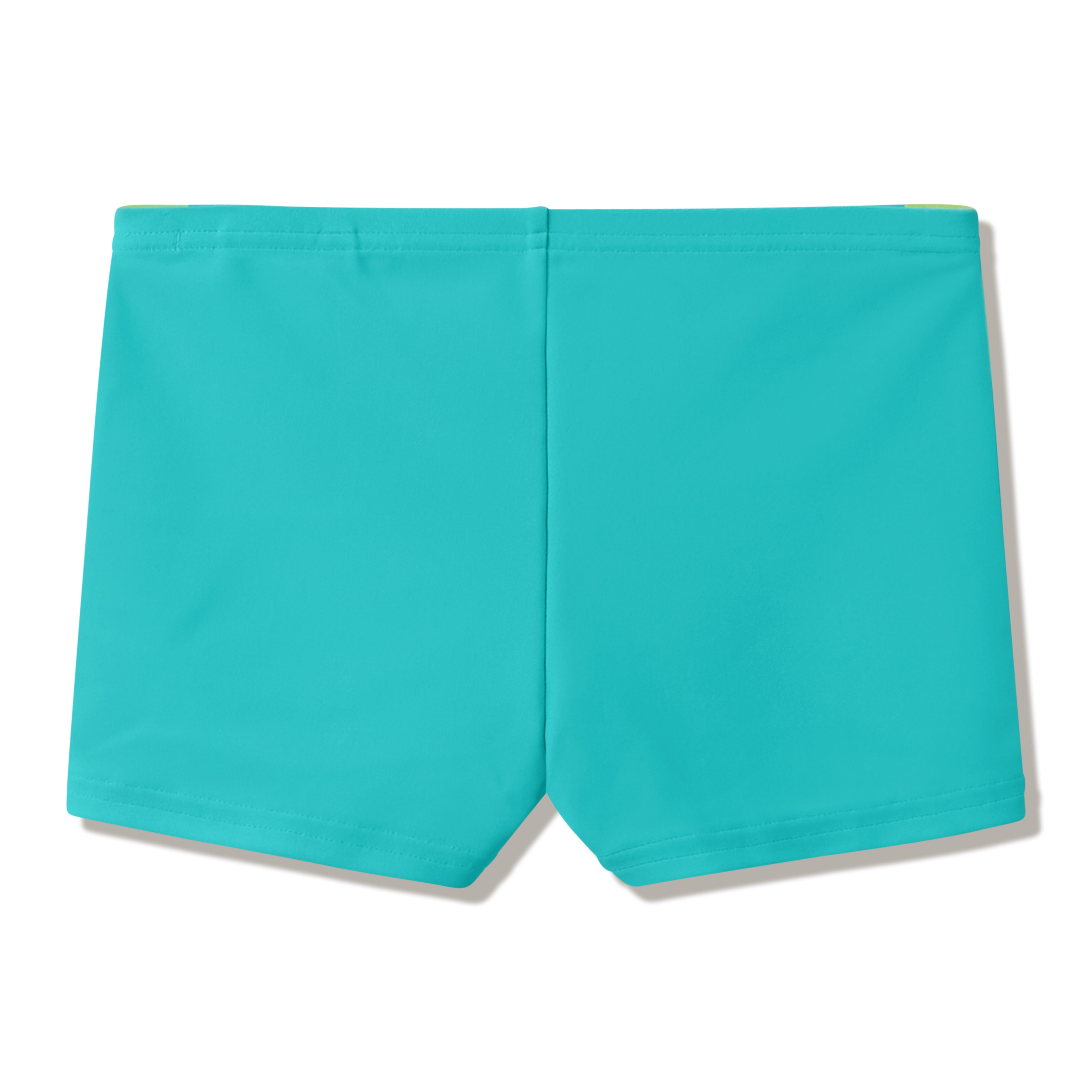 Unisex Colorblock Aquashort for small children, turquoise