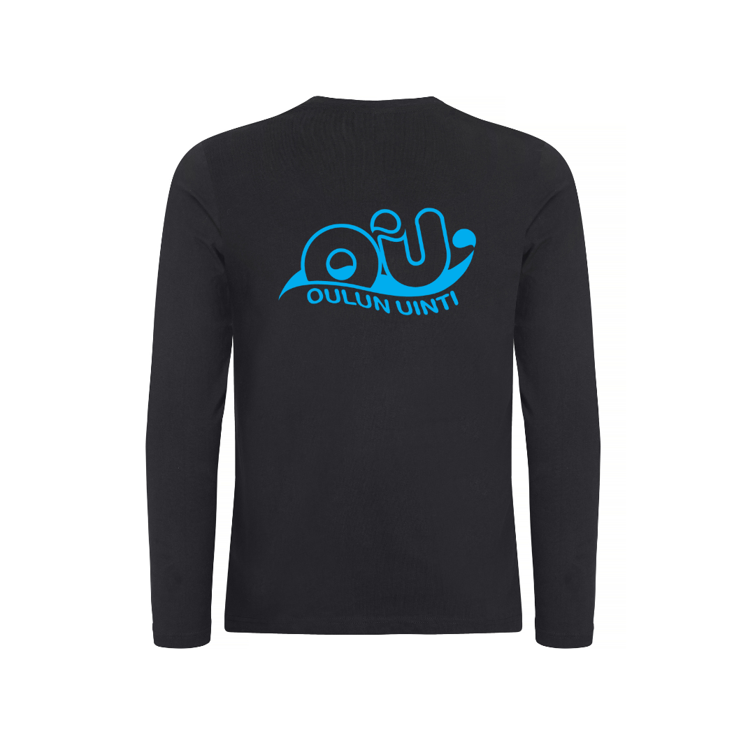 Men's Basic-T L/S long-sleeved shirt, black - Oulu Swimming