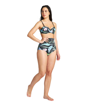 Cecilia Two Pieces naisten bikinit, musta